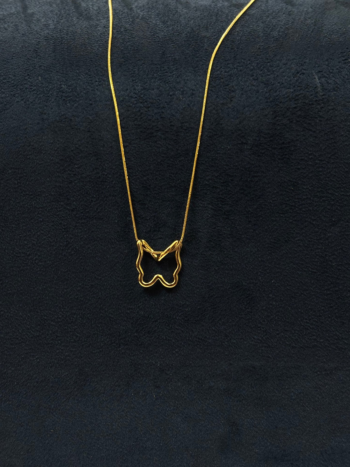 Anti tarnish Necklace | Butterfly Pendant