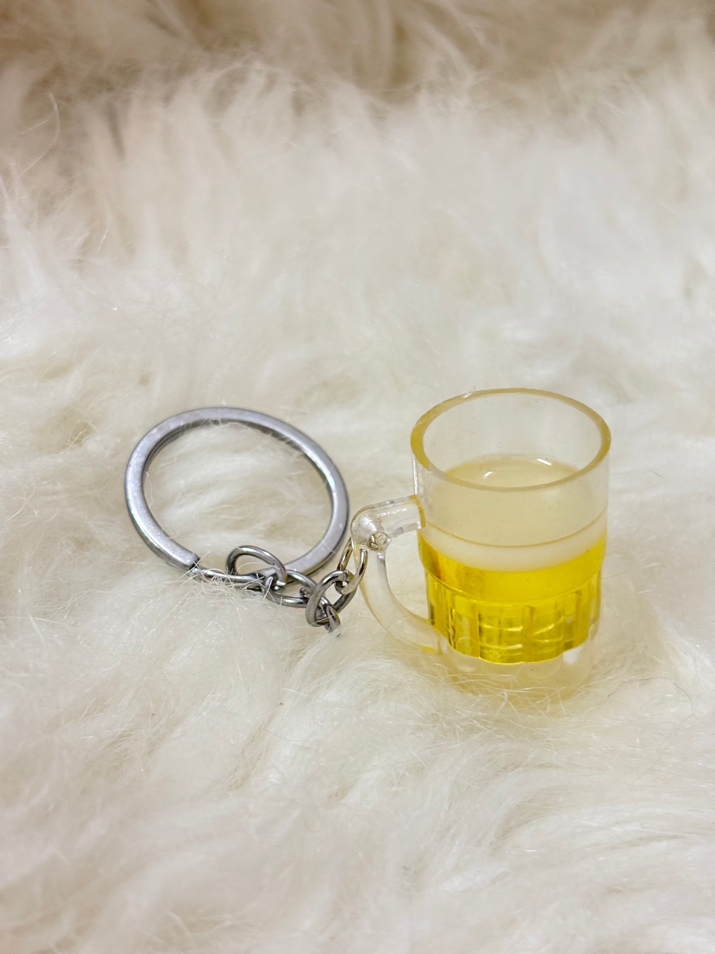 Miniature Beer Glass Keychain