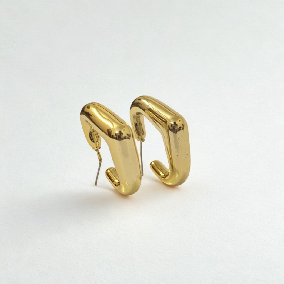 C Shape Anti-Tarnish Earrings