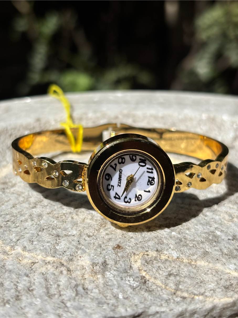 Anti tarnish Wrist Watch | Chain Pattern