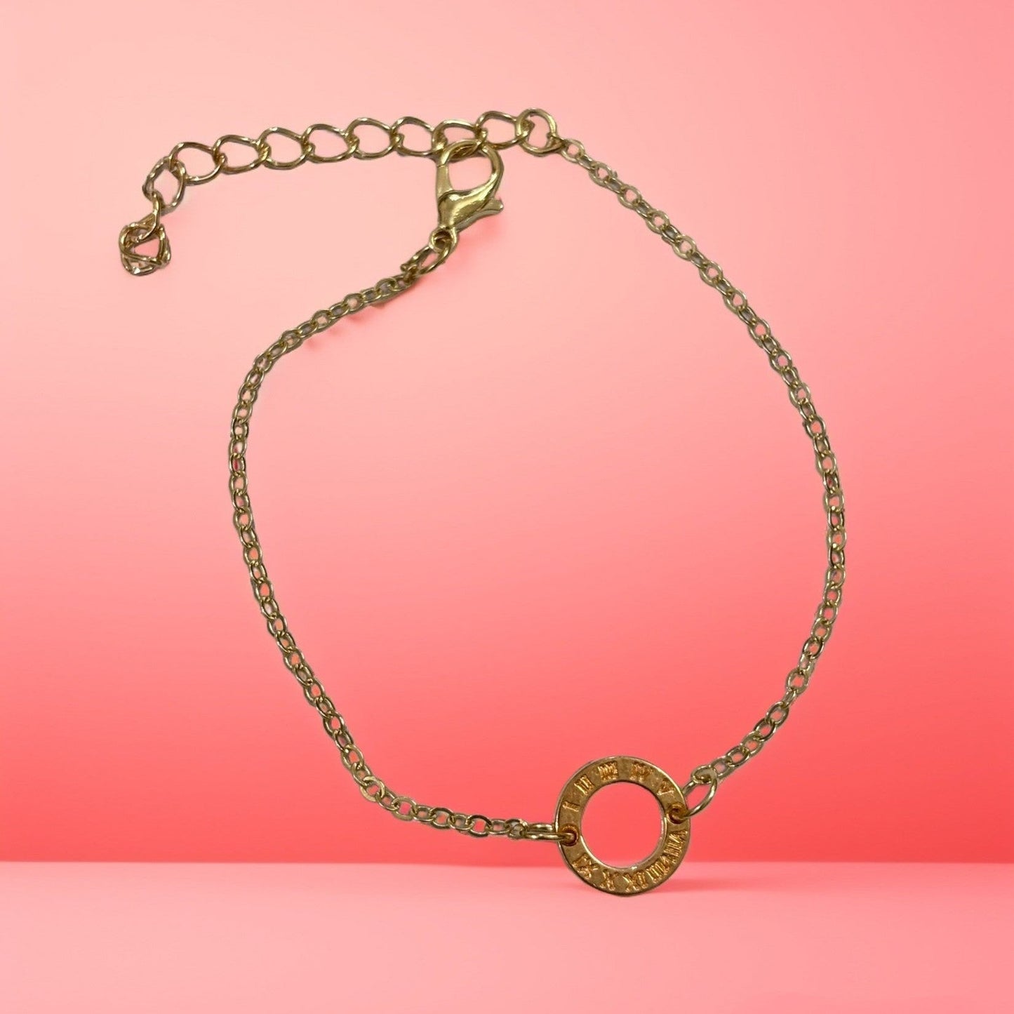 Circle Charm Bracelet
