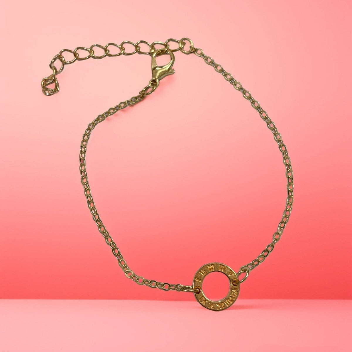Circle Charm Bracelet