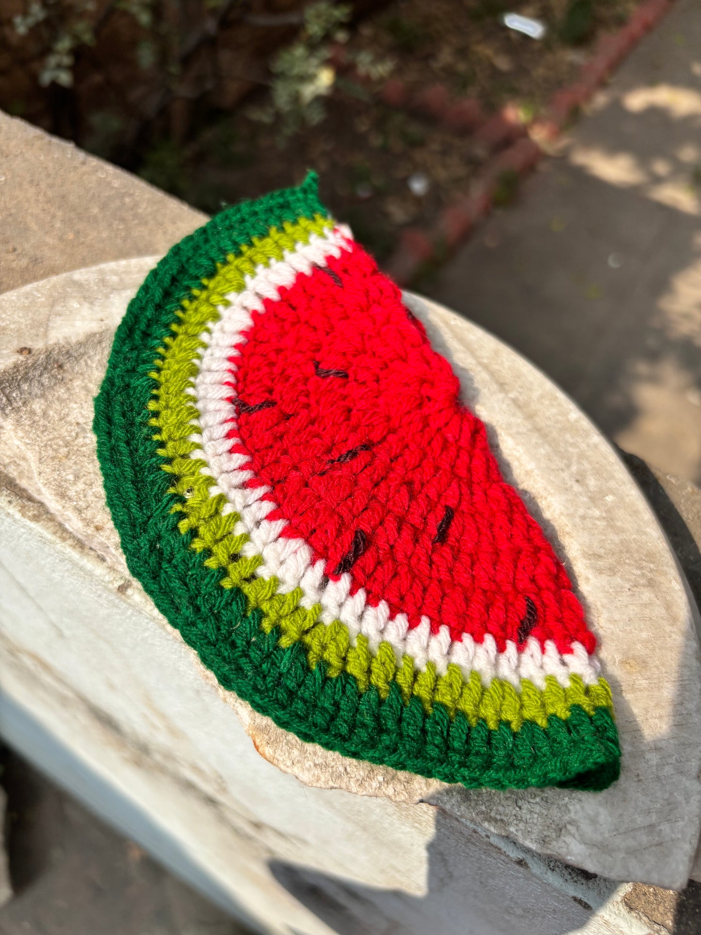 Crochet Sunglass Holder | Water Melon Design