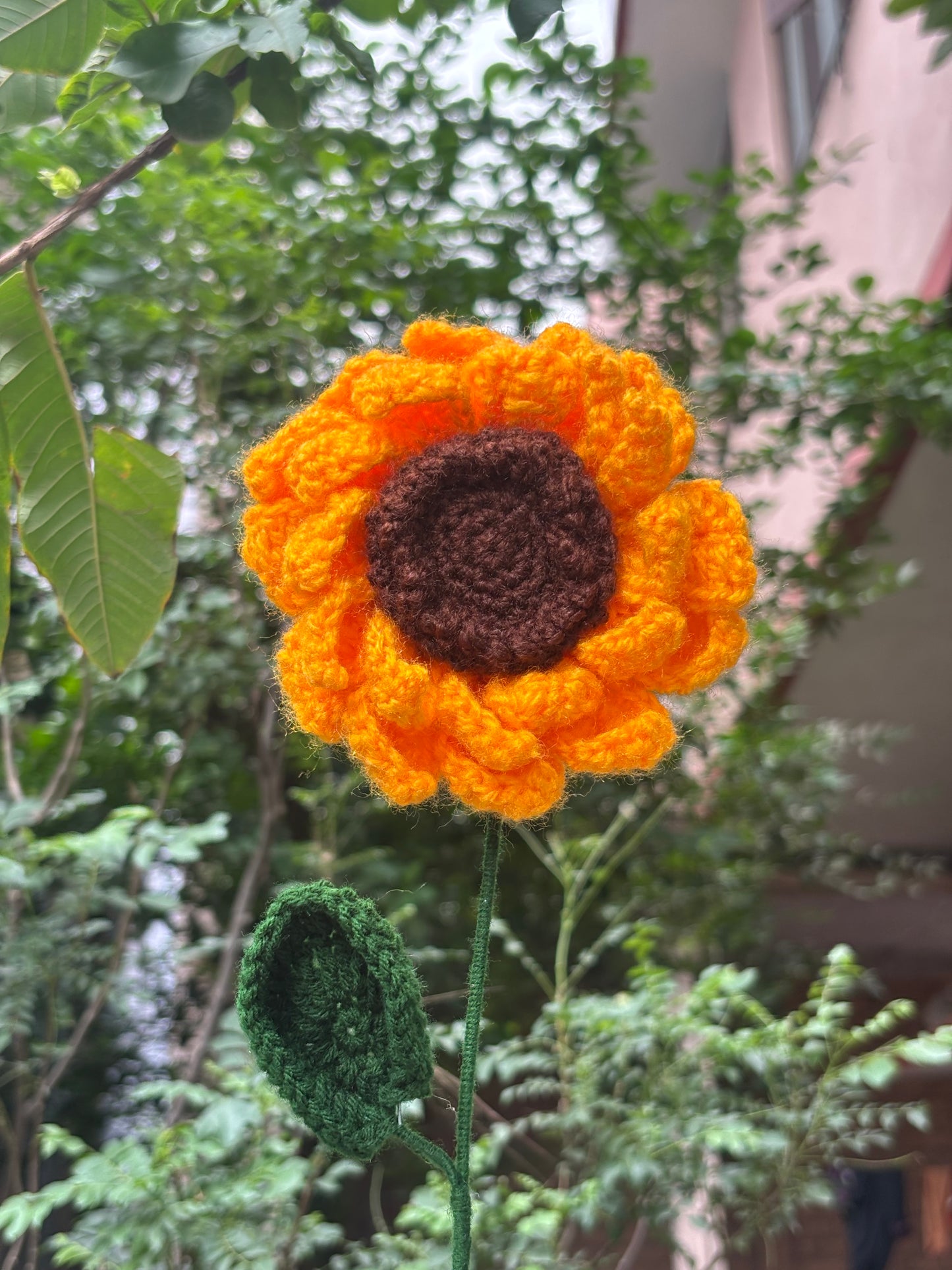 Crochet Flower | Double Petal Sunflower