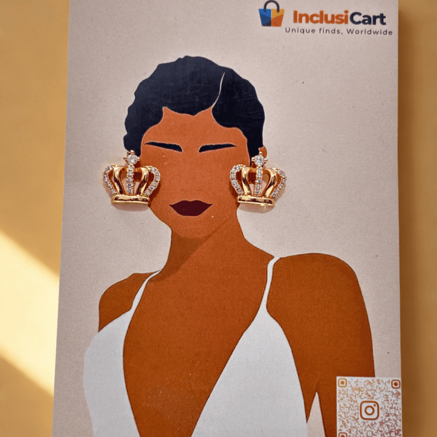 Crown Stud Earrings