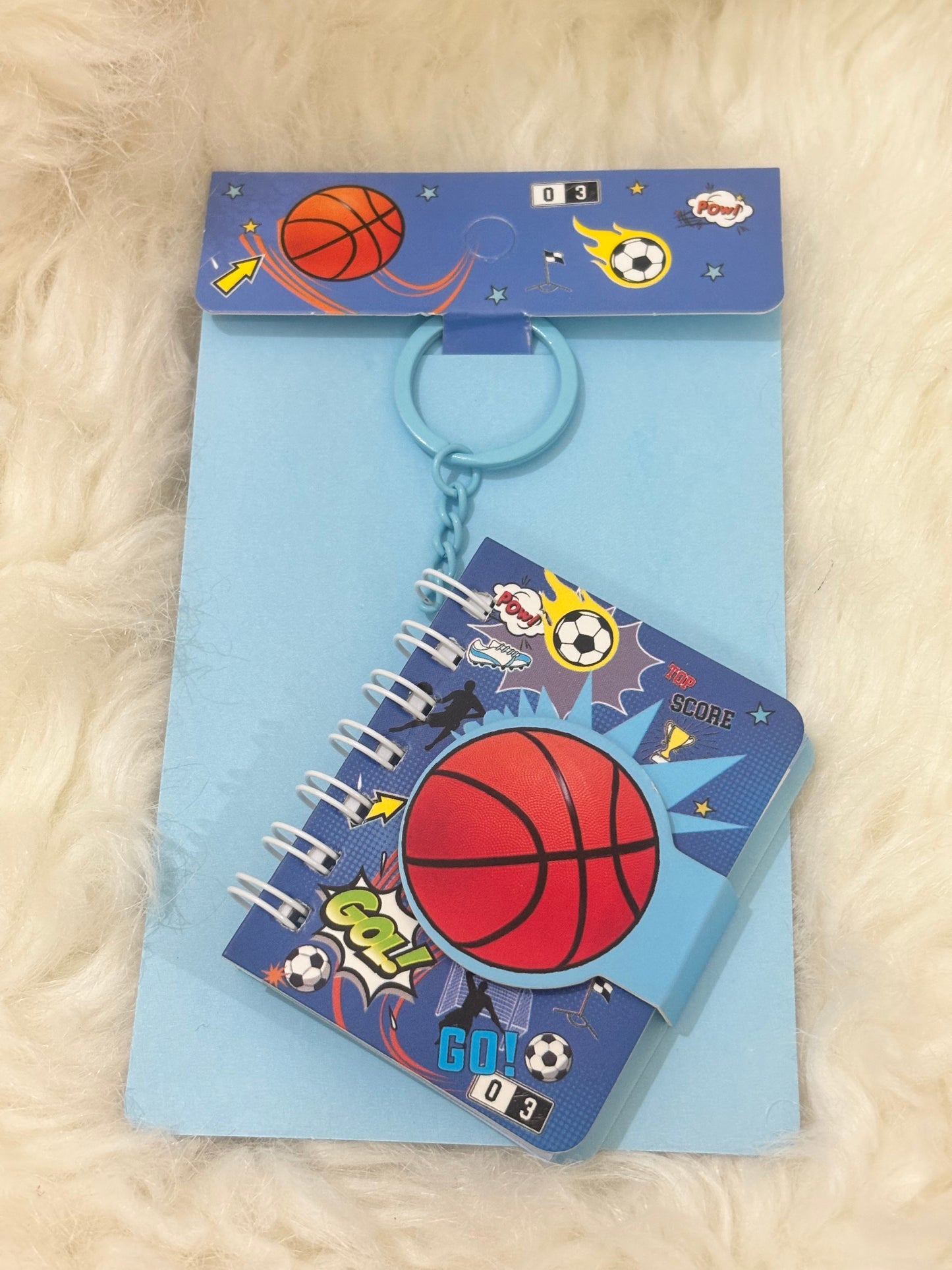 Keychain | Football Mini Notebook