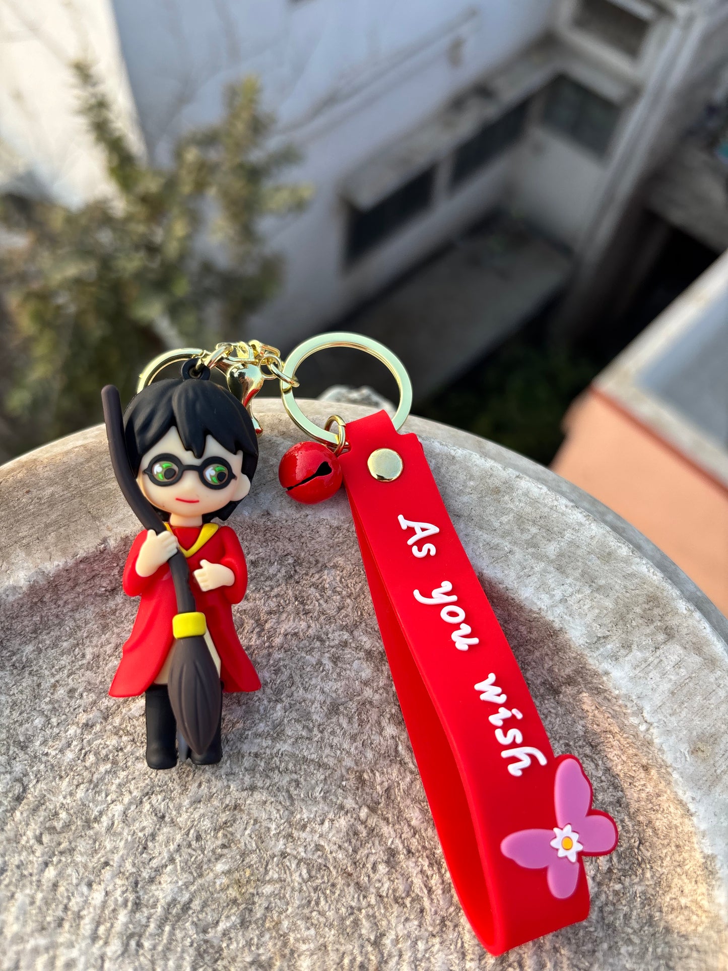 Keychain | Harry Potter with Stick