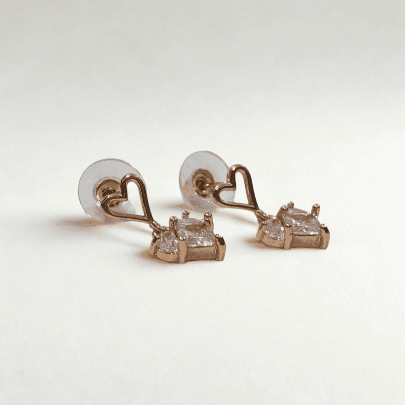 Hearts Entwined Studs Earrings