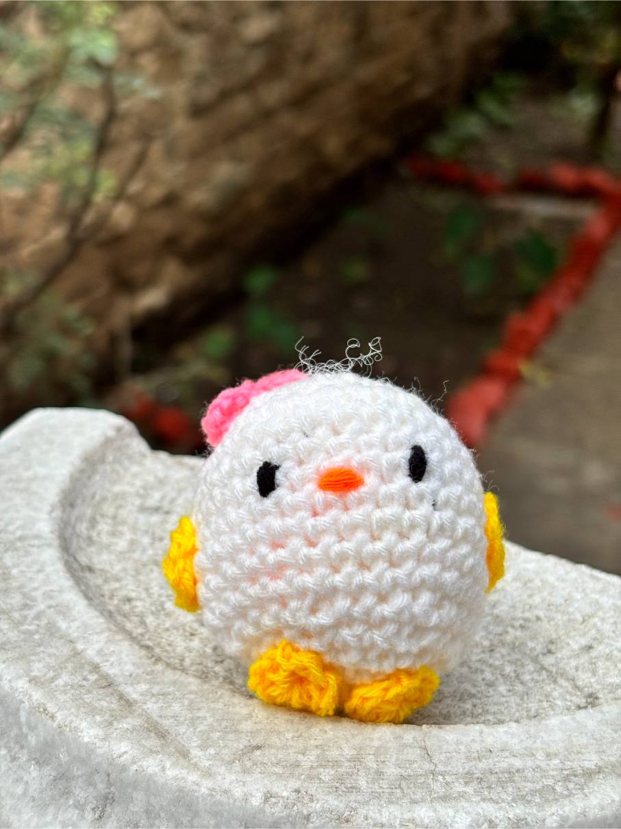 Crochet Soft Toy | White Chick