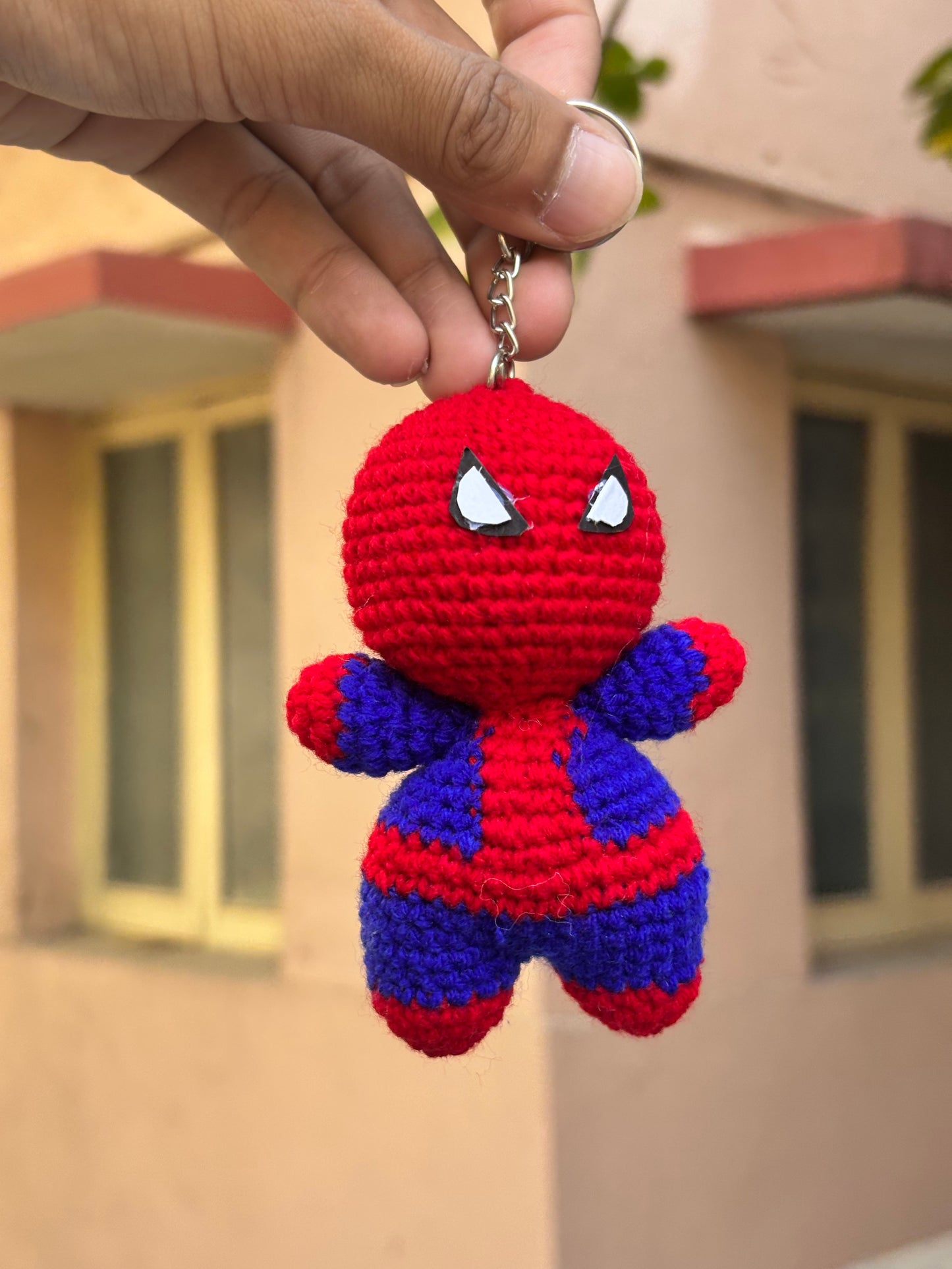 Crochet Keychain Spider Man