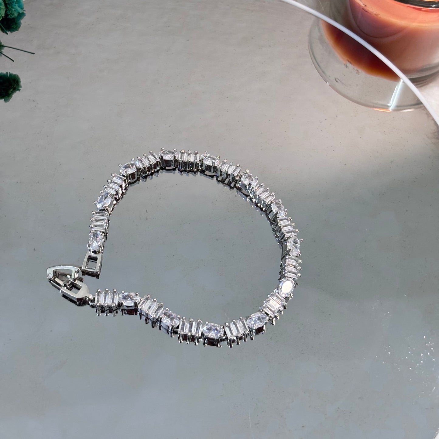 Sterling Silver AD Bracelet
