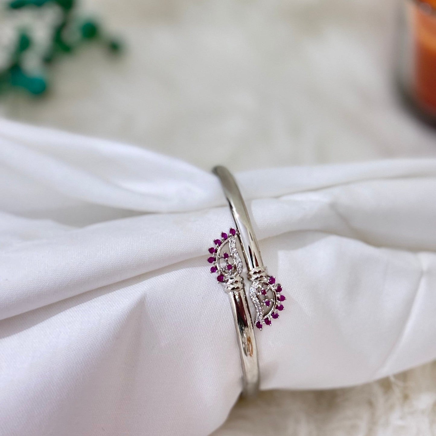 Elegant Wings Silver Bracelet