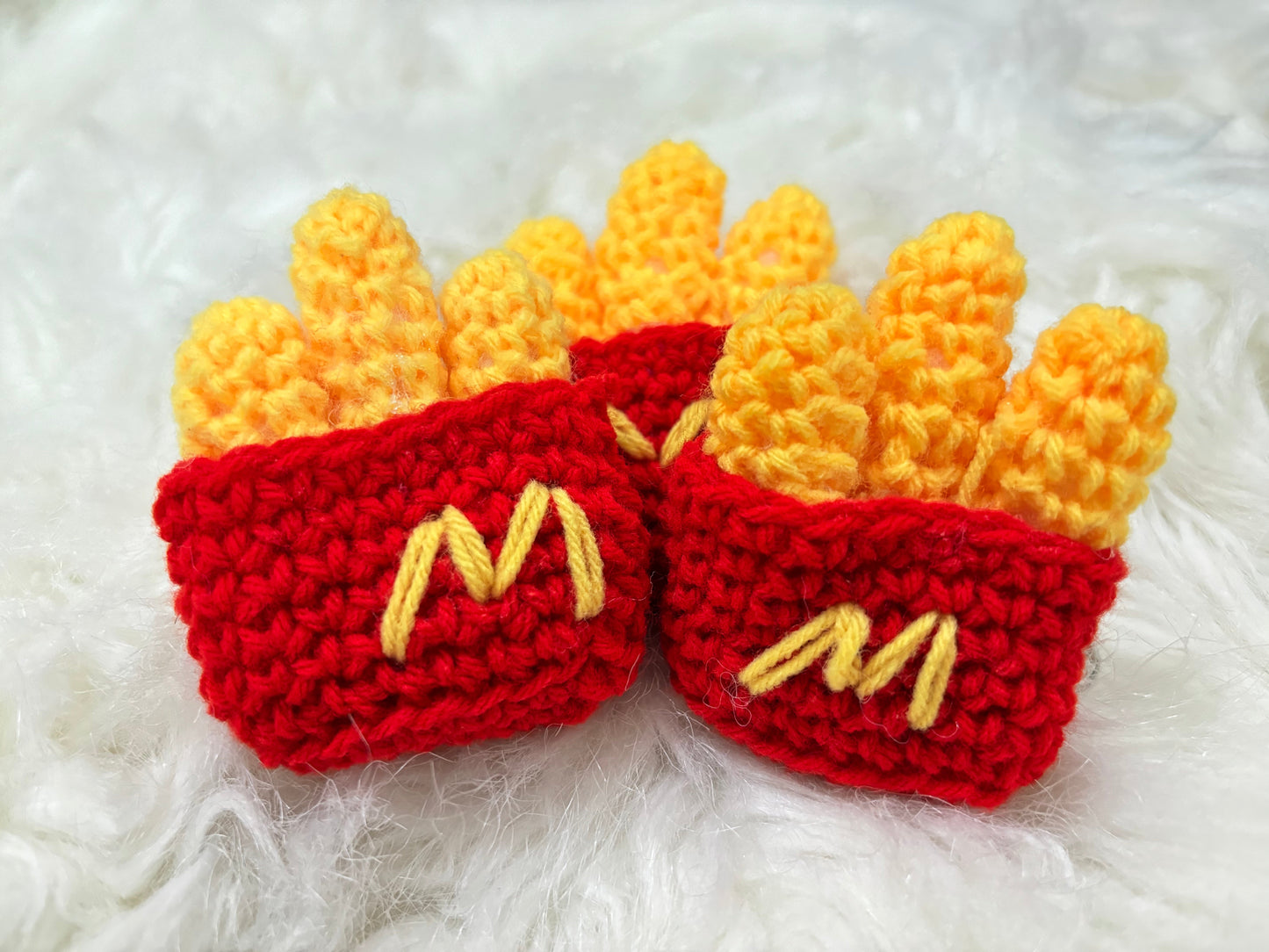 Crochet Keychain McD Fries