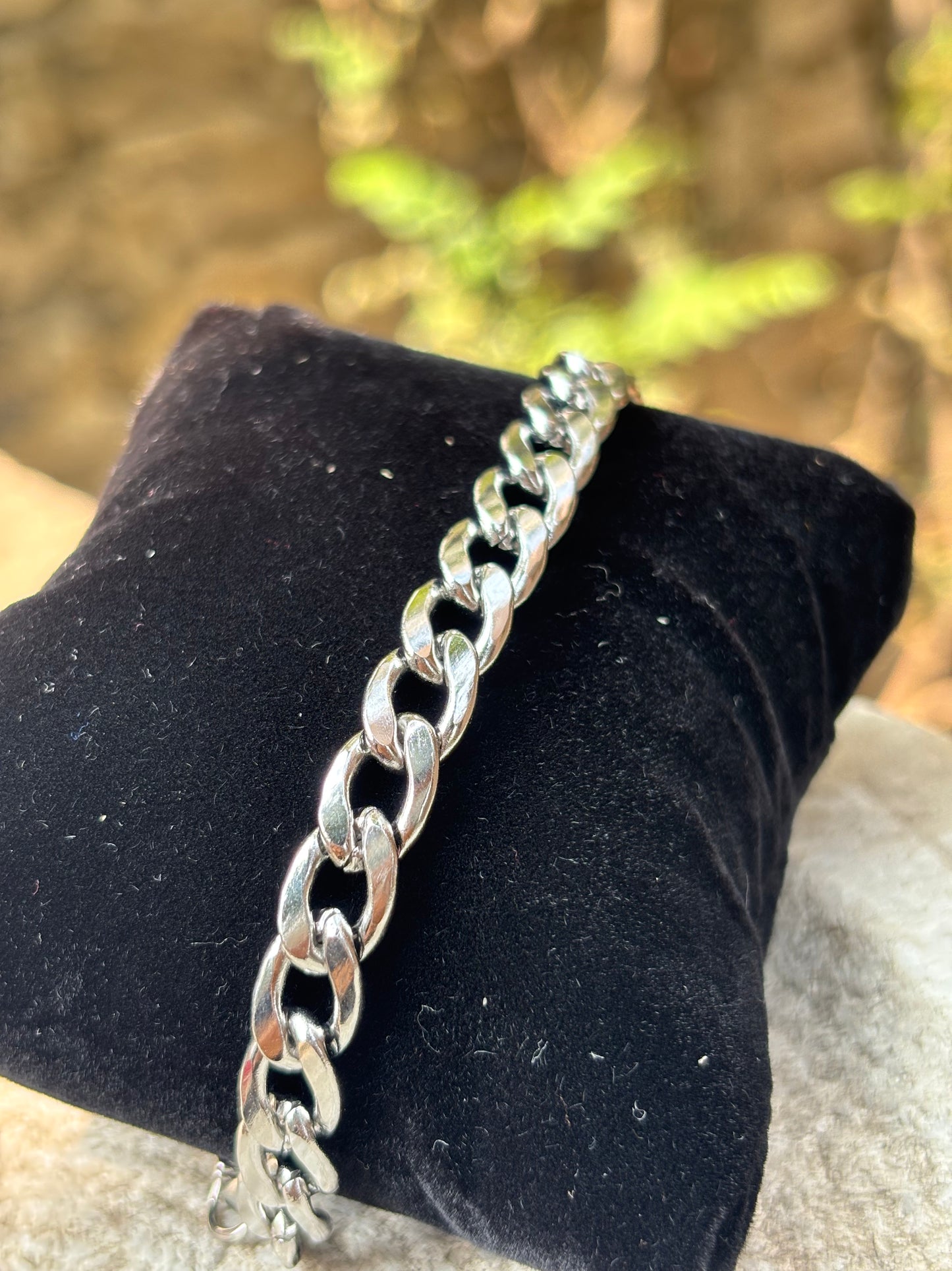 Mens Chain Bracelet | Silver Links Anti-Tarnish