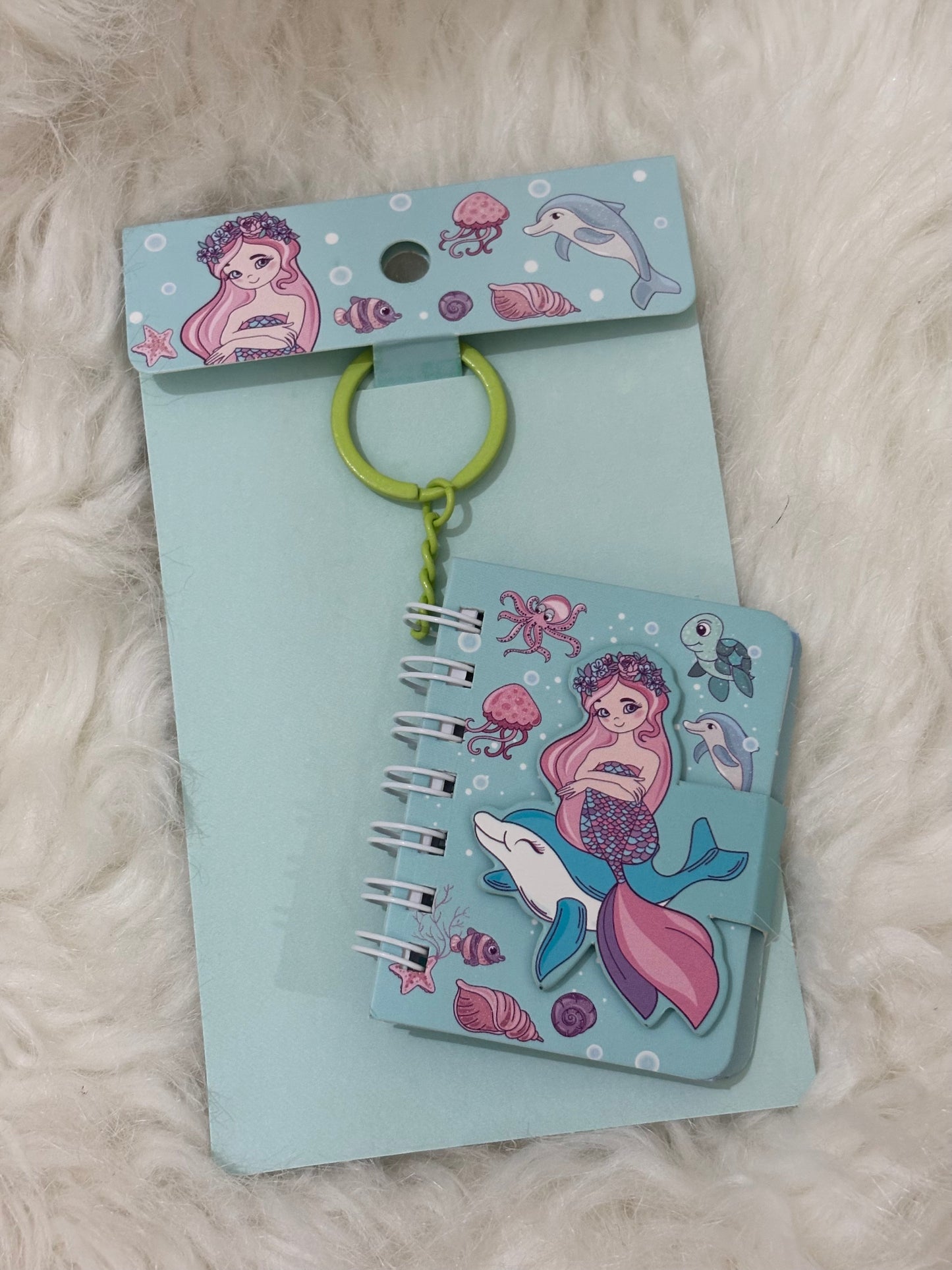 Keychain | Mermaid Mini Notebook
