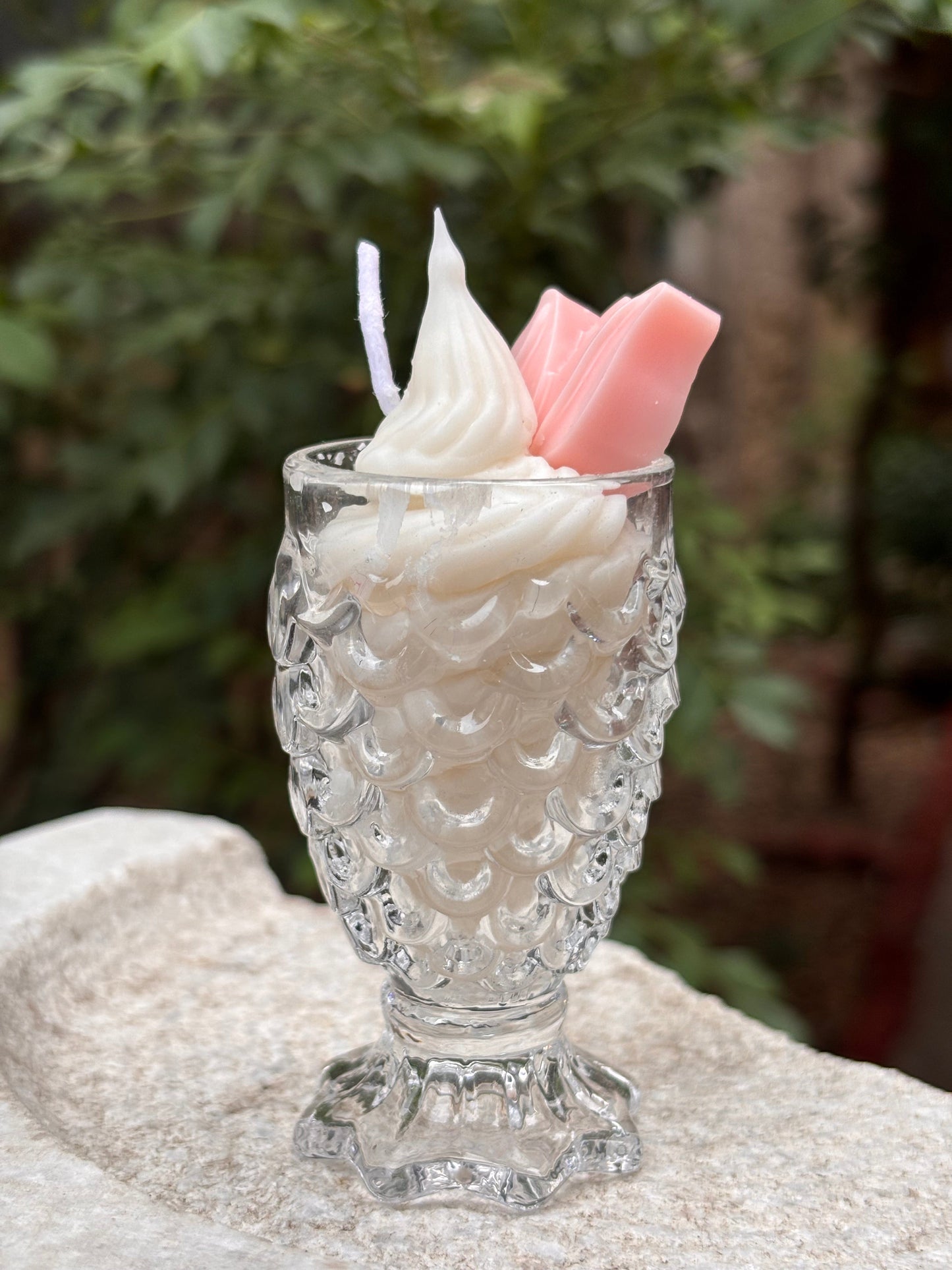 Mermaid Tulip Flower Whip Scented Candle