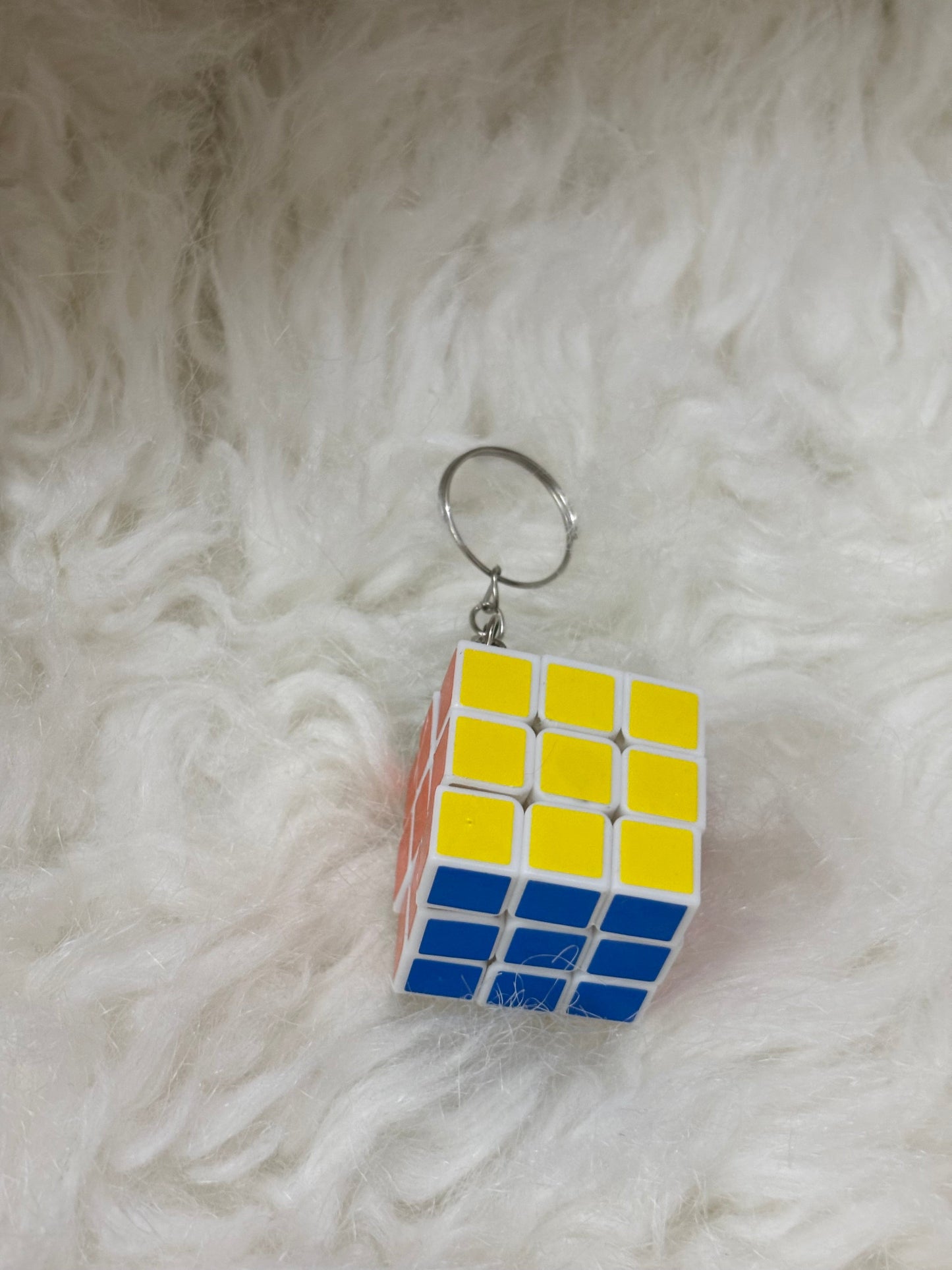 Miniature Rubix Cube Keychain