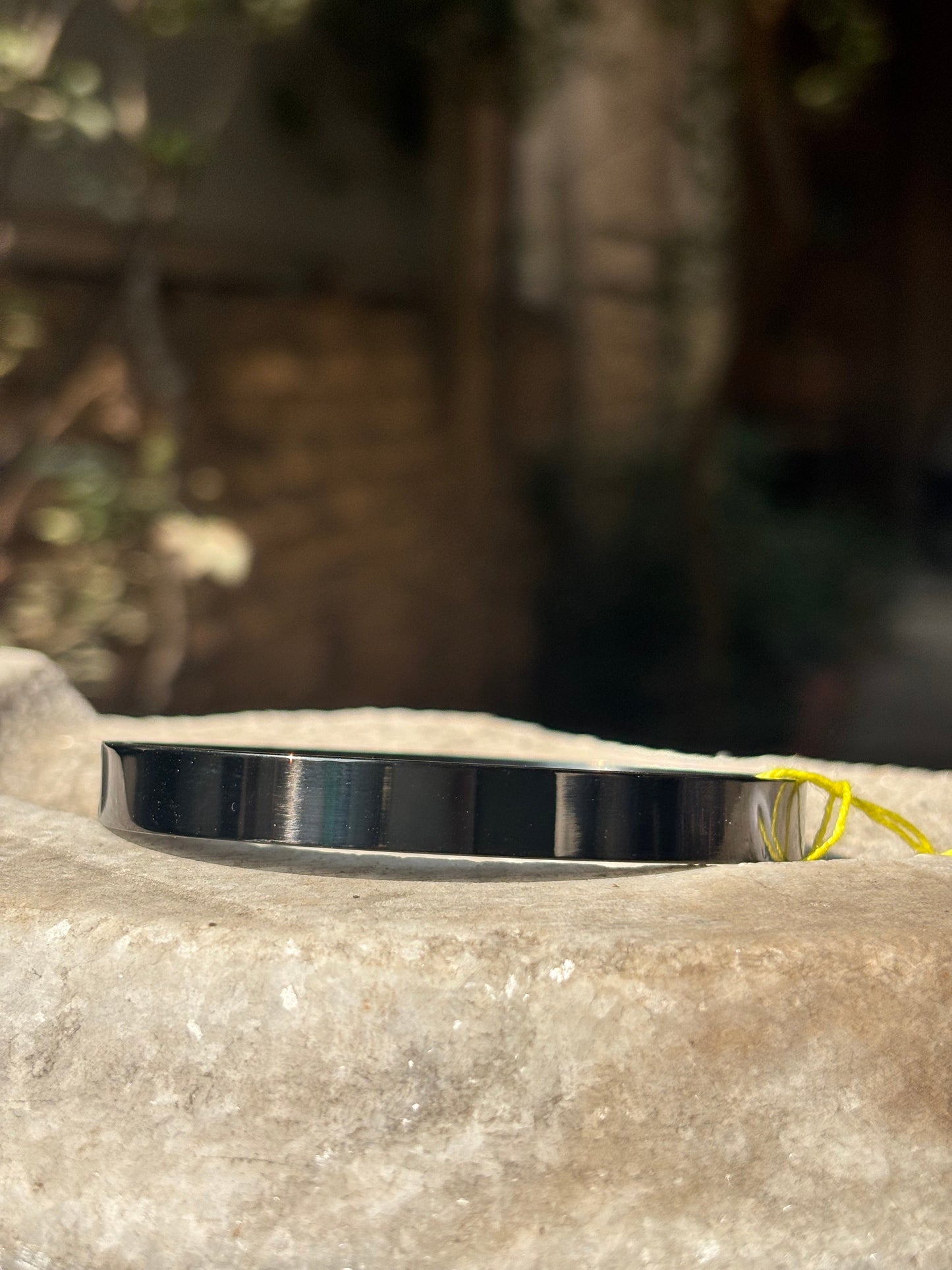 Mens Bracelet | Minimal Black Bracelet