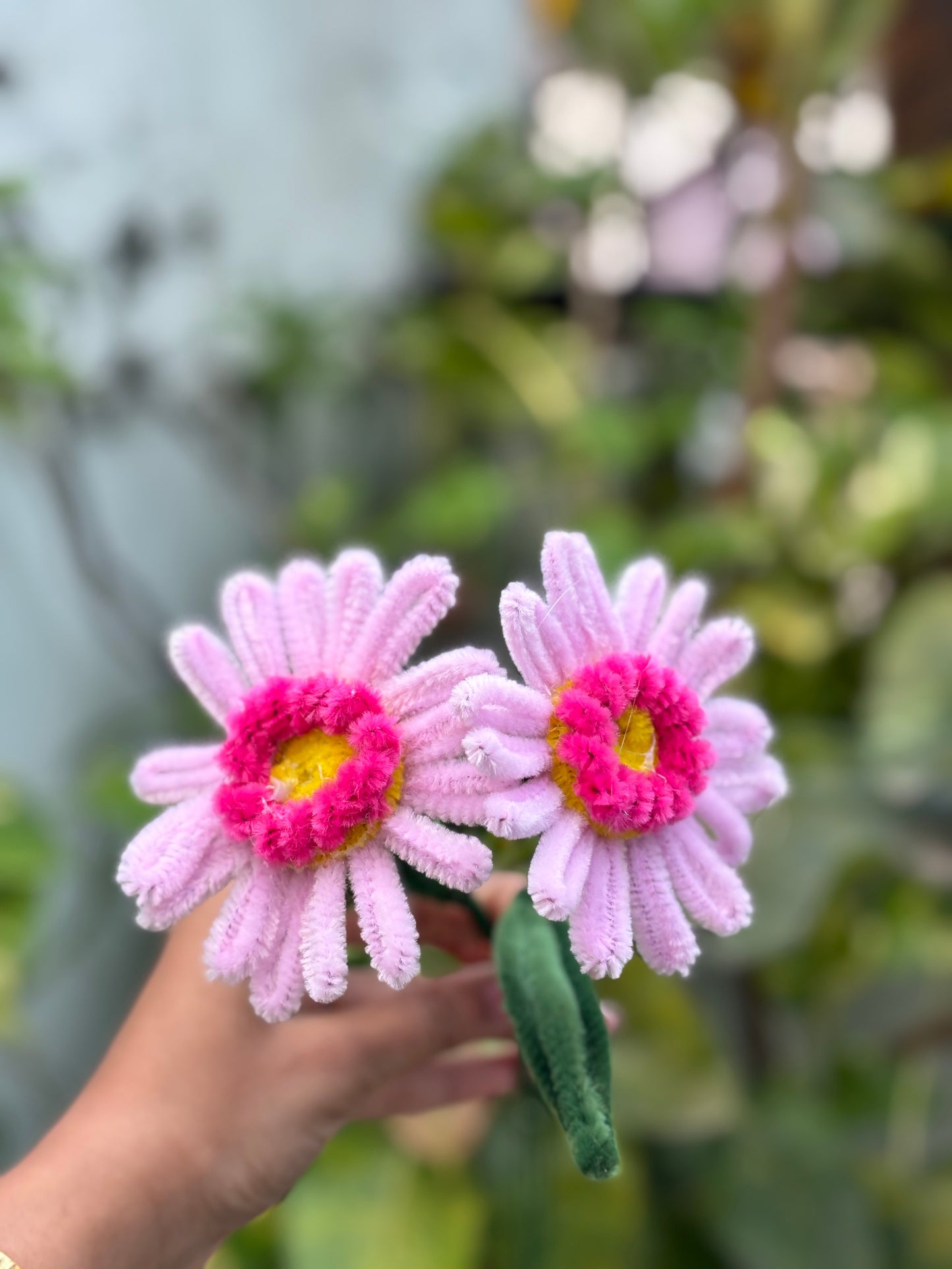 Fuzzy Flower | Daisy Multi Shade Pink