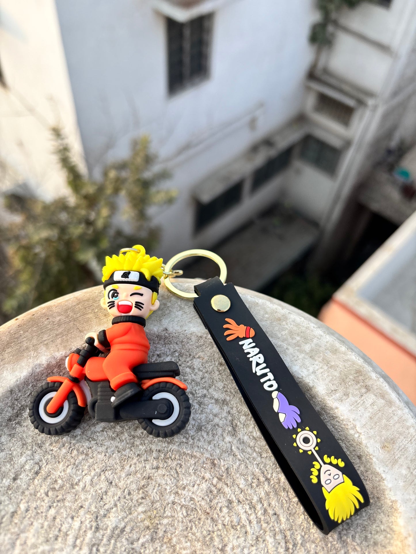 Keychain | Anime | Naruto Uzumaki Bike