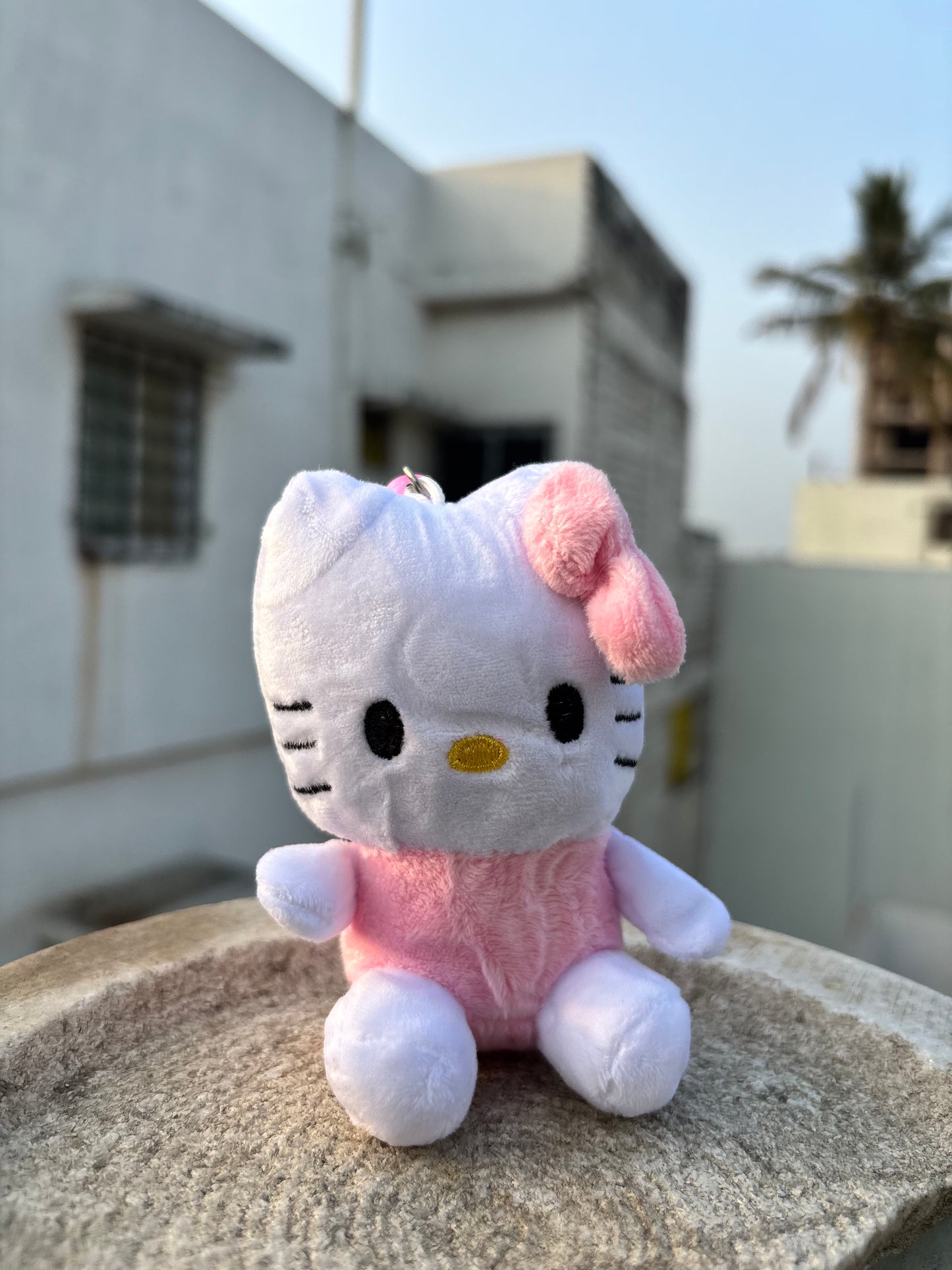 Keychain | Baby Pink Bow Cute Kitty Keychain Toy