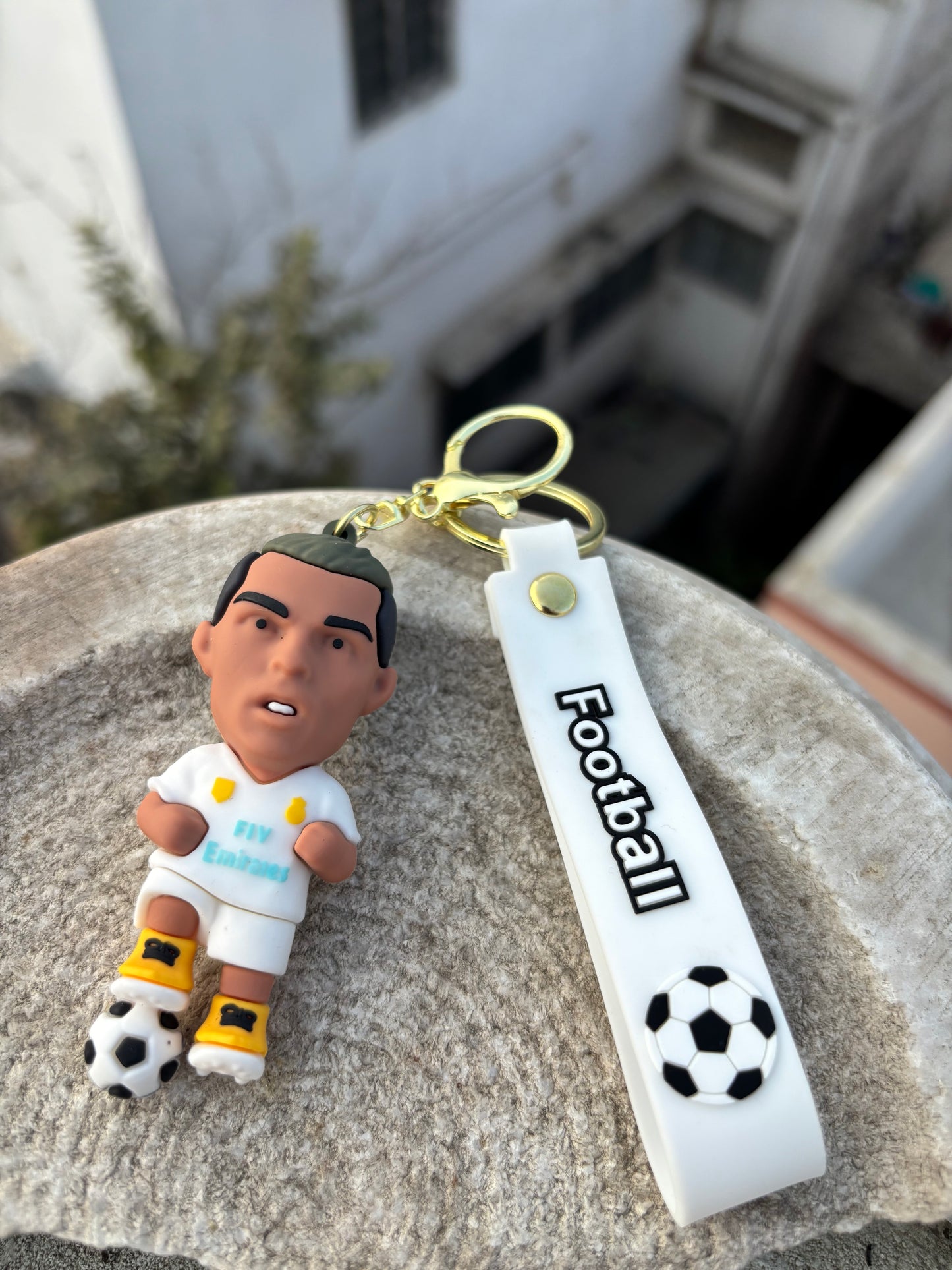 Keychain | Ronaldo White Jersey Keychain