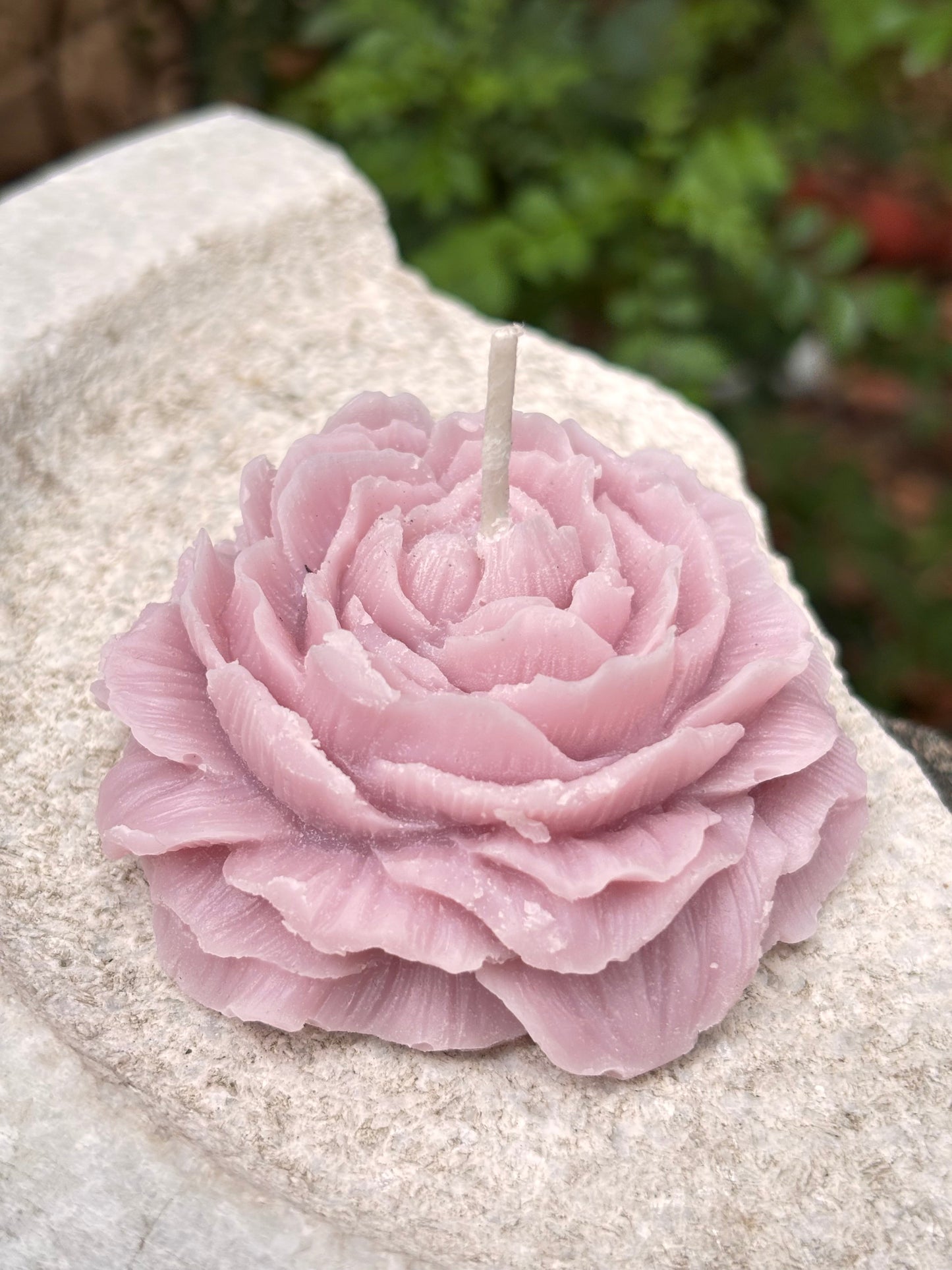 Rose Bloom Peone Flower Scented Candle