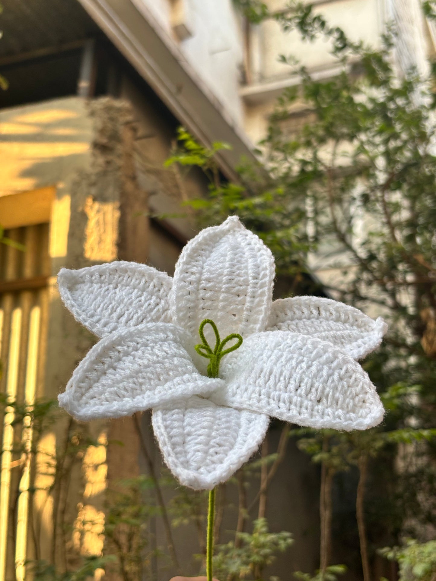 Crochet Flower | Lilly | White