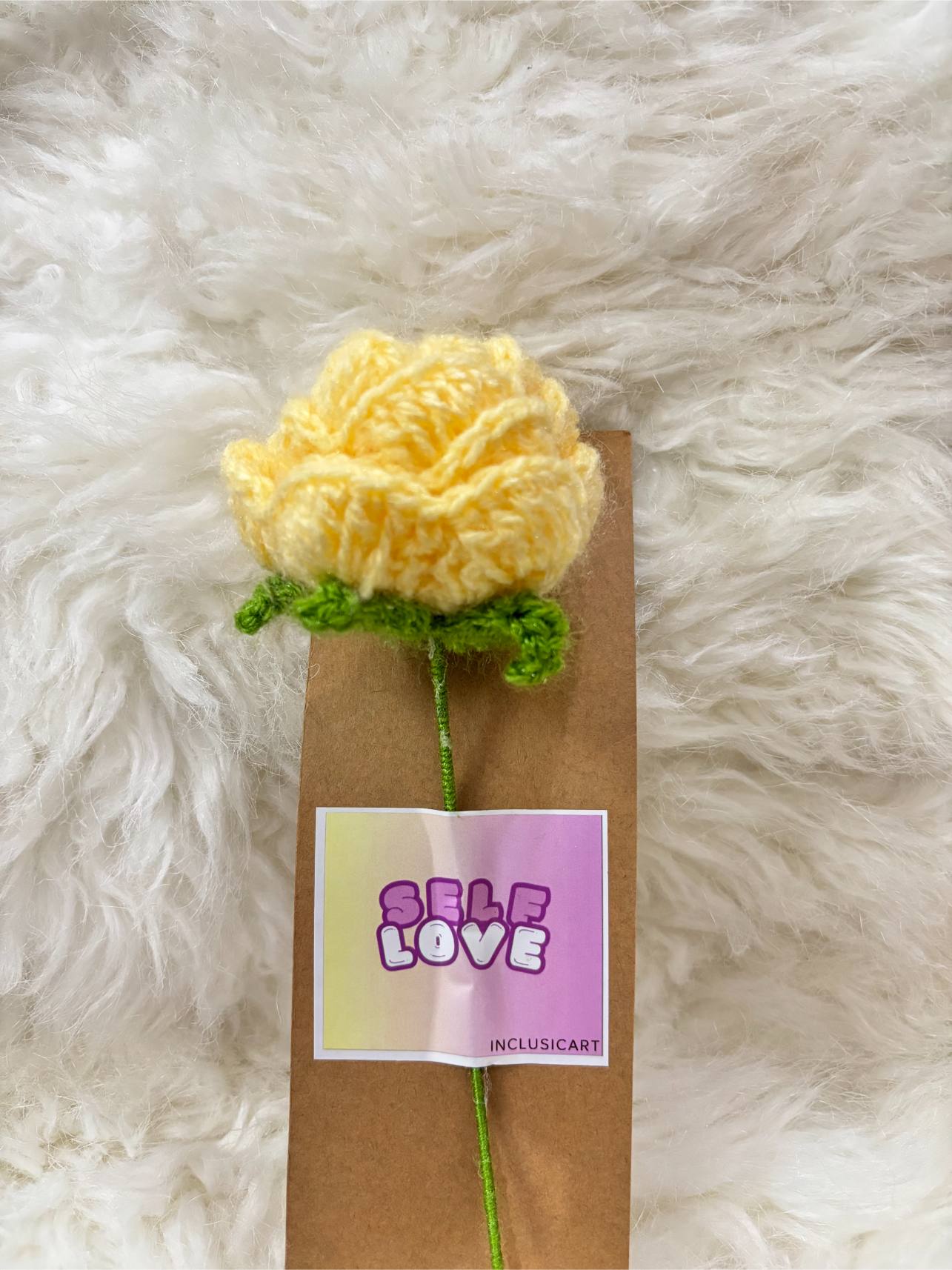 Crochet Rose | Yellow