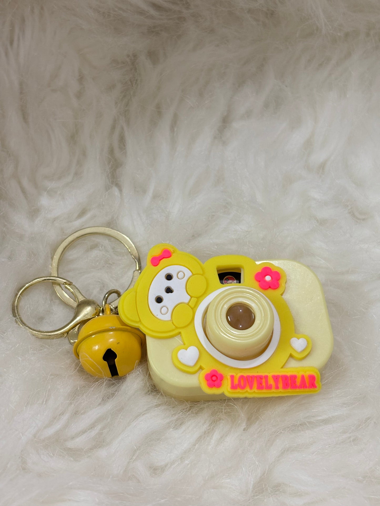 Yellow Light Camera Keychain