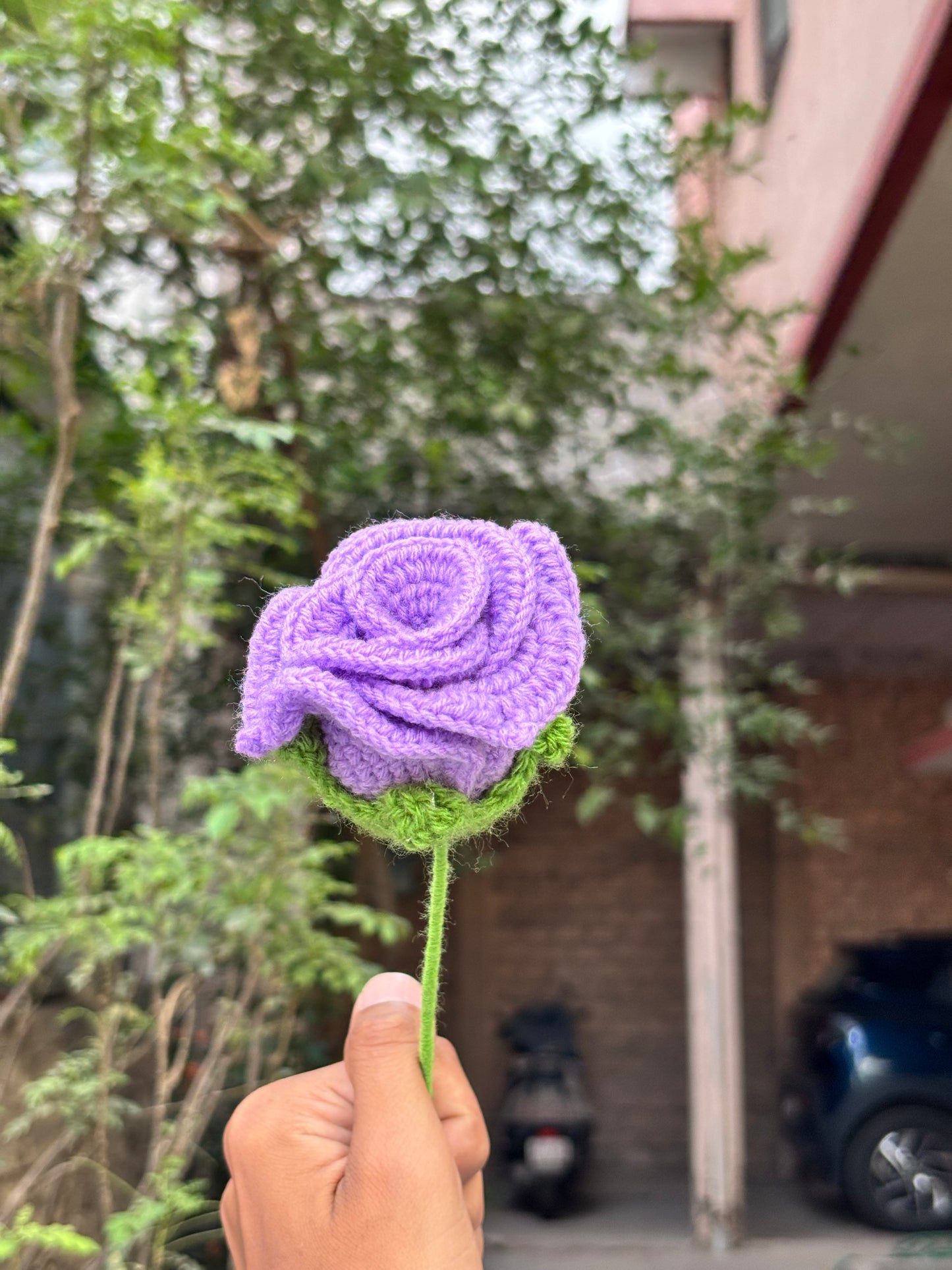 Crochet Flower | Lavender