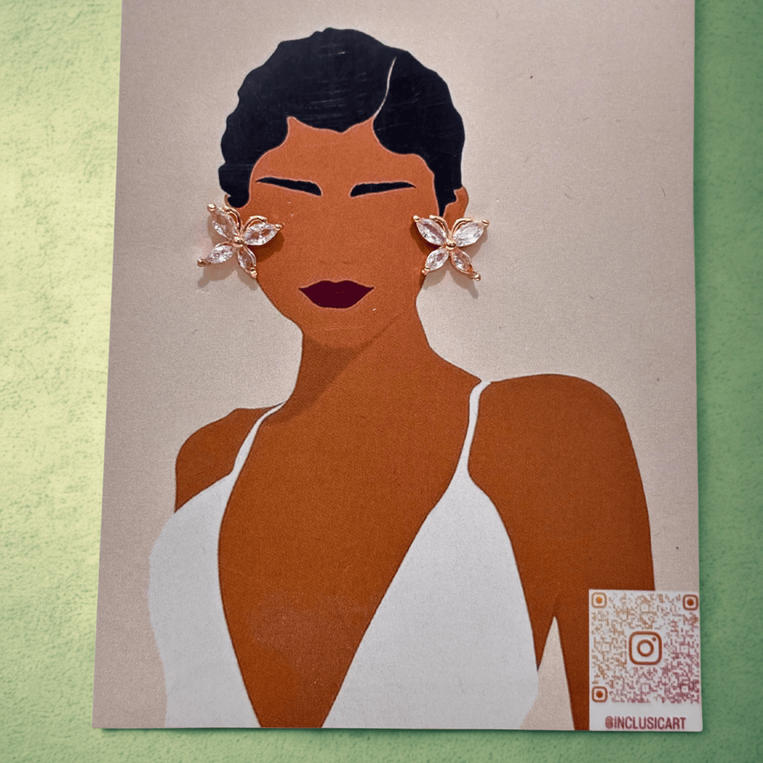 Little butterfly stud earrings