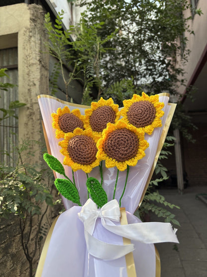 Crochet Bouquet | Sunflower