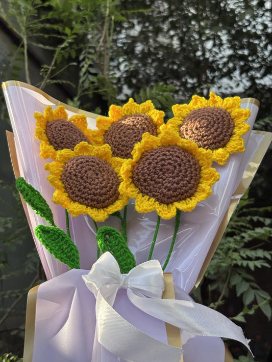 Crochet Bouquet | Sunflower