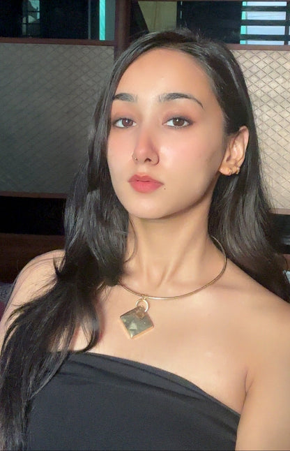 Golden Mirage Choker Necklace