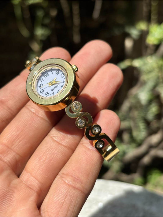 Anti tarnish Wrist Watch | Diamond Chain Pattern