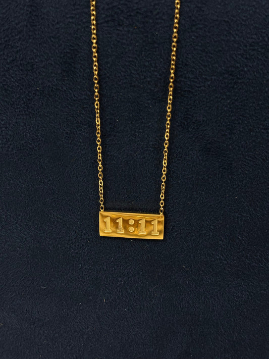 Anti tarnish Necklace | 11:11 Pendant