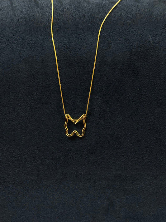 Anti tarnish Necklace | Butterfly Pendant