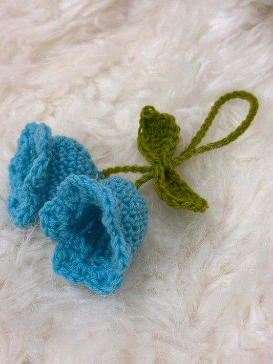 Bell Bag Charm Light Blue