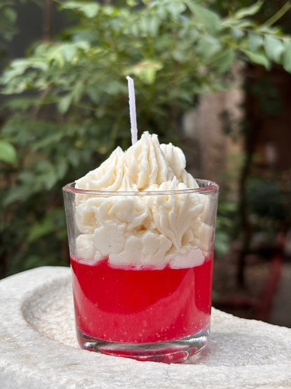 Berry Vanilla Swirl Scented Candle