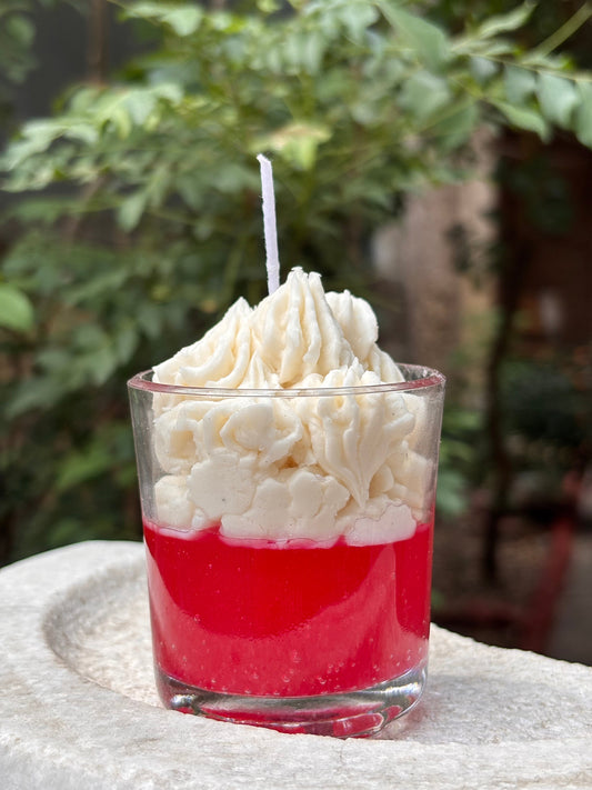 Berry Vanilla Swirl Scented Candle