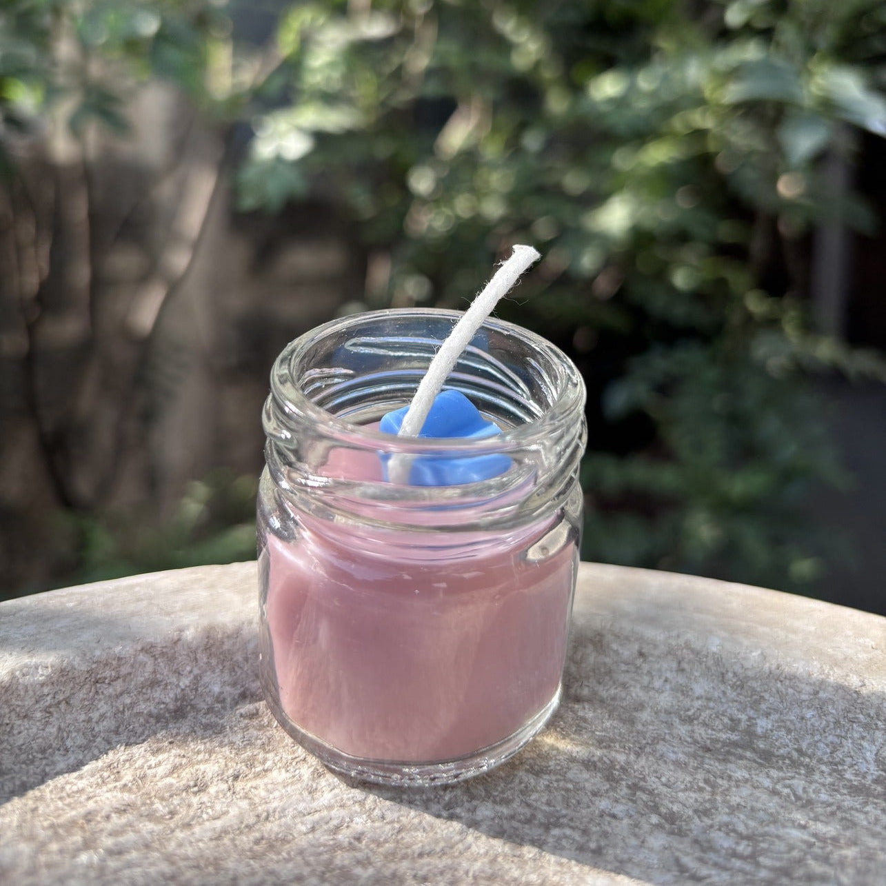 Blue Rose Lavender Scented Container Candle