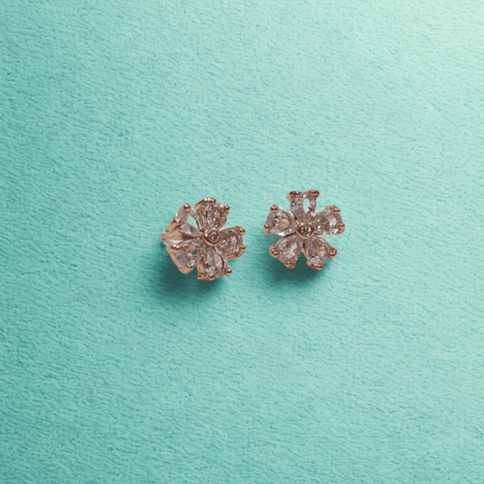 Blush Bloom Stud Earrings