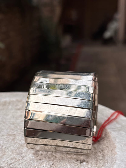 Bold Silver-Plated Anti-Tarnish Wide Cuff Bracelet