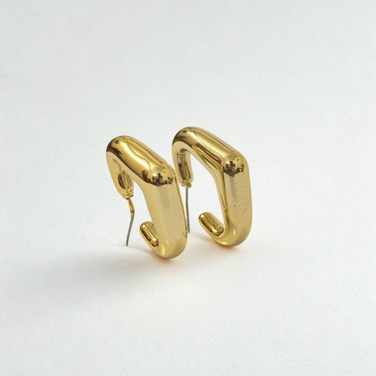 C Shape Anti-Tarnish Earrings