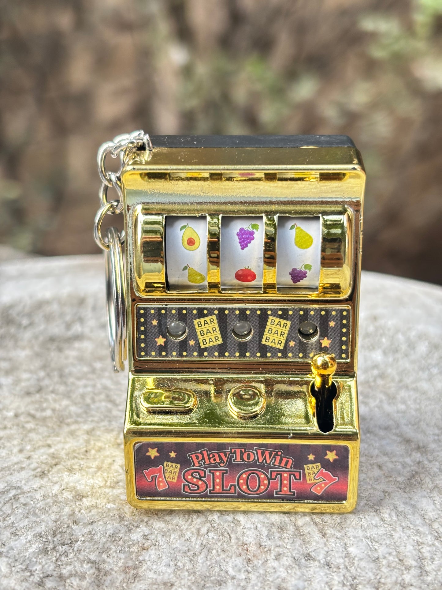 Keychain | Casino Machine |Mini Slot Machine Keyring