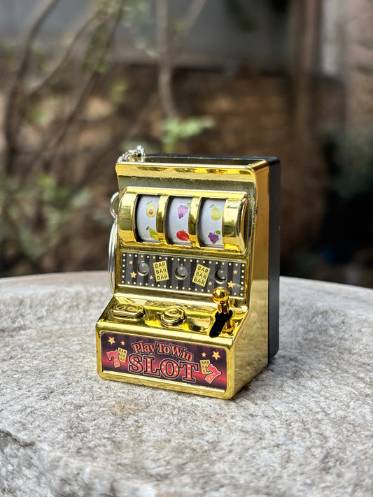Keychain | Casino Machine |Mini Slot Machine Keyring