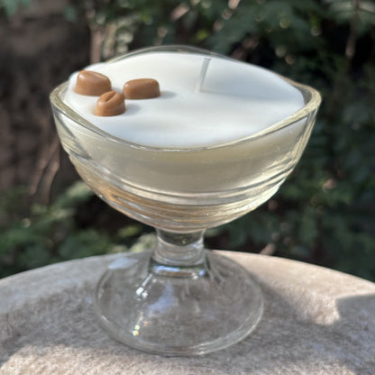 Cold Coffee With Beans Scented Big Glass Candle