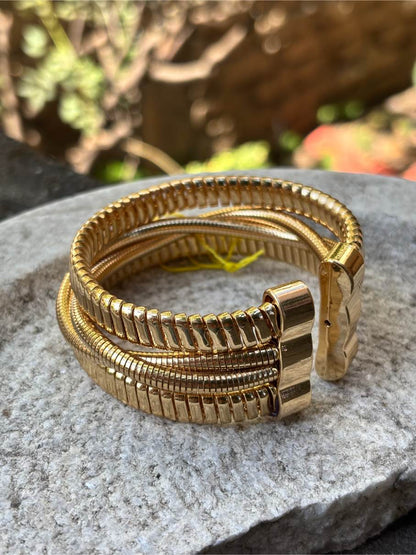 Coil Shape Anti Tarnish Bracelet