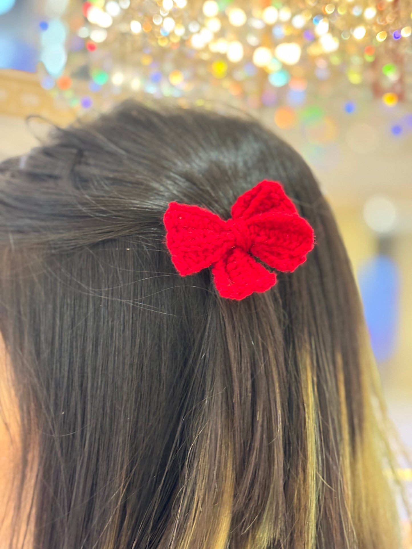 Crochet Bow | Red